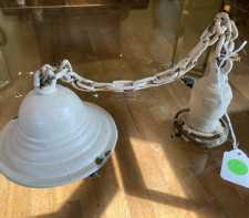 Similar Item 2 - Antique Hubbell Chain Light - Switch Socket Fitter Canopy Parts or Restore  6 of 7 All Paint
