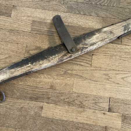 Antique Barn Décor Rustic Western Farmhouse Wall Hanging Old Wood Iron 29In Single Tree 2of8