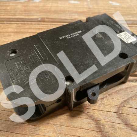 One Vintage Heinemann Electrical Switch 25A 120V 60Hz Industrial Scrap Steampunk Art Supply or Use