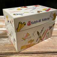 Related Item 2 - Vintage Metal Index Card File Box Katch-All Kollector Tin Litho Syndicate 1970s