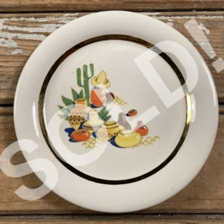 Vintage Homer Laughlin Eggshell 6-in Dessert Bread Plate Maxicana Pattern