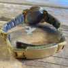Vintage Ladies' Wrist Watch Futura Quartz Goldtone Band Blue Face Japan Mvmt China For Repair - Pic4