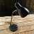 Similar Item 3 - Vintage Mid Century Desk Lamp Metal Cone Bullet Shade Black Gold Brass Diffuser Stars 1960s