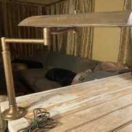 Similar Item 3 - Vintage Von Nessen Adjustable Swing Arm Brass Table Lamp Machine Age MCM For Repair Restore
