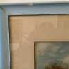 Vintage Framed Fine Art Print CP Appel Pastoral Scene Man Fishing Fields Village-Pic2