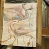 Vintage Framed Salvador Dali Birds Print DAC NY Lasker Collection 1950s Cut To Fit Frame-Pic3