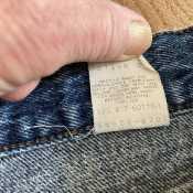 Vintage Levis 573 Denim Blue Jeans For Women Zipper Fly Orange Tag Sz 12 Preowned USA-Pic9