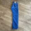 Vintage Levis 501 Denim Blue Jeans For Women Button Fly Plain Red Tag 26Wx30L Preowned USA-Pic2