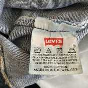 Vintage Levis 501 Denim Blue Jeans For Women Button Fly Plain Red Tag 26Wx30L Preowned USA-Pic7