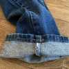 Vintage Wrangler Denim Blue Jeans Womens Sz 9 x 32L Red Tag Cursive Zipper Fly Preowned USA-Pic4