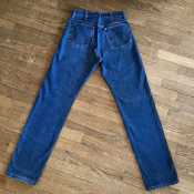 Vintage Wrangler Denim Blue Jeans Womens Sz 9 x 32L Red Tag Cursive Zipper Fly Preowned USA-Pic9