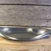 Vintage Stainless Steel Shallow Serving Bowl Candy Trinket Leaf Dish International Stainless 14x7-Pic2