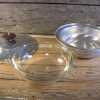 Vintage Aluminum Covered Casserole Serving Dish Glass Insert BW Buenilum 10Wx3.5H-Pic3