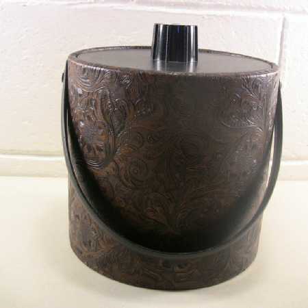 Vintage Ice Bucket Vintage Barware Insulated Ice Bucket Fancy Ice Bucket Plastic