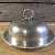 Vintage Hammered Aluminum Covered Dish Cheese Ball Platter Buenilum 6.5x4H-Thumbnail Pic