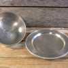 Vintage Hammered Aluminum Covered Dish Cheese Ball Platter Buenilum 6.5x4H-Pic4