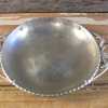 Vintage Hammered Aluminum Cheese Ball Plate Candy Trinket Dish BW Buenilum 6.5W-Pic2