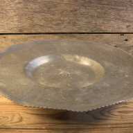 Similar Item 1 - Vintage Metal Lazy Susan Centerpiece Aluminum Serving Tray Lilies Nasco 1950s 14.75W