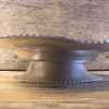 Vintage Metal Lazy Susan Centerpiece Aluminum Serving Tray Lilies Nasco 1950s 14.75W-Pic2