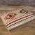 Vintage Porcelain Playing Card Trinket Box Southwestern Motif Double Card Set w- Cards Missing -Thumbnail Pic