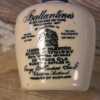 Vintage Miniature Stoneware Whiskey Jug Ballantines Scotch Whiskey w- Cork Scotland 3.75x2.5-Pic4
