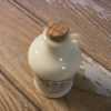 Vintage Miniature Whiskey Jug Custard Glass Henry McKenna Sour Mash Bourbon USA Kentucky 3.5x1.5-Pic2