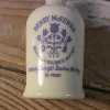 Vintage Miniature Whiskey Jug Custard Glass Henry McKenna Sour Mash Bourbon USA Kentucky 3.5x1.5-Pic4