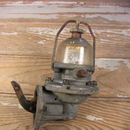 Vintage Used AC Fuel Pump Glass Bowl Filter Made in USA PAT PEND 37 - Barn Find UNTESTED