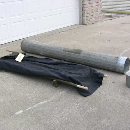 Vintage Coal Mine Equipment MSA Emergency Stretcher Cot, Blanket, Storage Tube