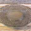 Vintage Silverplate Reticulated Plate Platter Engraved B Sheffield Reproduction IS Co 10-In Dia-Pic3