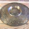 Vintage Silverplate Reticulated Plate Platter Engraved B Sheffield Reproduction IS Co 10-In Dia-Pic4